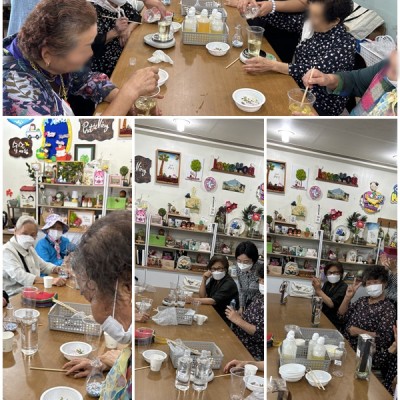 재가노인지원서비스 체험만들기프로그램(꽃한송이 디퓨져 만들기 ) 이미지